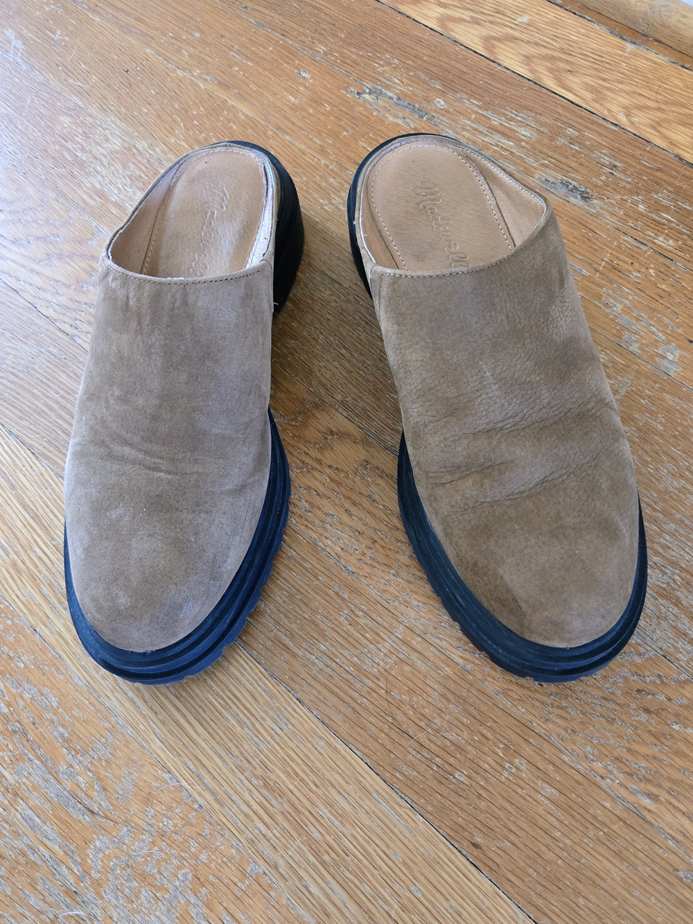 Madewell The Bradley Lugsole Mule in Nubuck 8